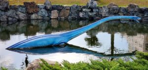 【岡山県笠岡市】笠岡市立カブトガニ博物館公園(かさおかしりつかぶとがにはくぶつかんこうえん)【恐竜公園】