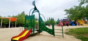 【岡山県笠岡市】かさおか古代の丘スポーツ公園(こだいのおかすぽーつこうえん)【恐竜公園】