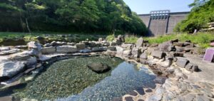 【岡山県真庭市観光名所】湯原温泉 砂湯・手湯足湯(ゆばらおんせんすなゆ・てゆ・あしゆ)
