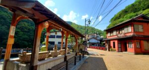 【岡山県真庭市観光名所】湯原温泉 砂湯・手湯足湯(ゆばらおんせんすなゆ・てゆ・あしゆ)