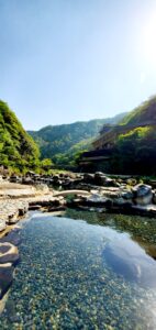 【岡山県真庭市観光名所】湯原温泉 砂湯・手湯足湯(ゆばらおんせんすなゆ・てゆ・あしゆ)