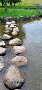 【岡山県岡山市中区水遊びお花見】百間川せせらぎ広場(ひゃっけんがわせせらぎひろば)