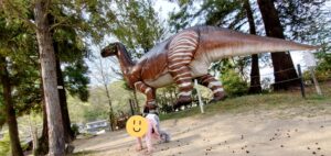 【岡山県笠岡市】笠岡市立カブトガニ博物館公園(かさおかしりつかぶとがにはくぶつかんこうえん)【恐竜公園】