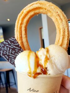 【岡山県総社市スイーツ】25Churros（ニコチュロス）【ハンバーガー/ベビー服】