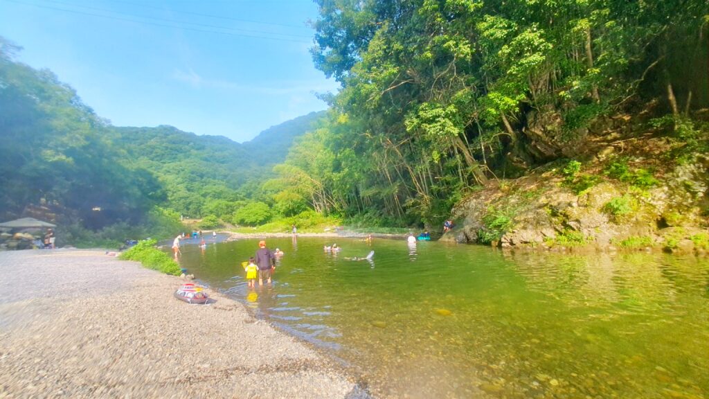 【岡山県井原市川遊び紅葉】天神峡(てんじんきょう)【天神社/パワースポット/キャンプ】