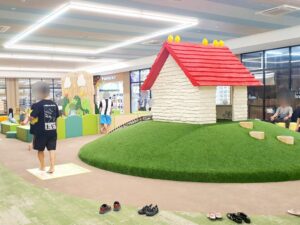 【岡山県岡山市東区西大寺】天満屋ハピーズ西大寺モール室内キッズスペース(全天候型屋内遊び場/クレゲ/ドンキ)
